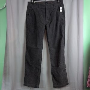 GAP Men's Charcoal Corduroy Trousers